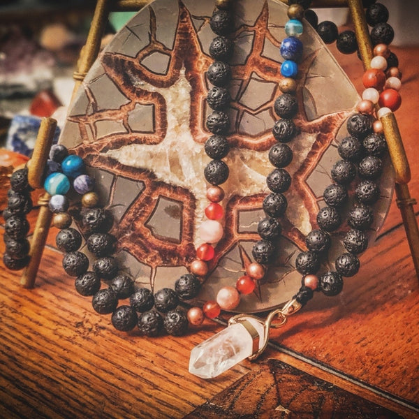 Custom Amulet designed to support your intentions - comes with suggested affirmations practice