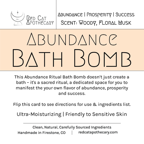 Abundance Ritual Bath Bomb