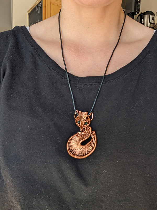Finnick the Fox Pendant