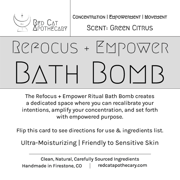 Refocus + Empower Ritual Bath Bomb