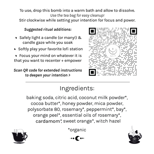 Refocus + Empower Ritual Bath Bomb