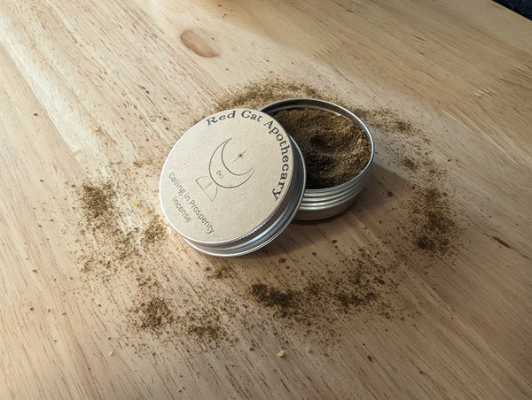 Calling in Prosperity Incense - Red Cat Apothecary