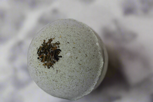 Grounding Ritual Bath Bomb | Milk + Evergreen Luxury Bathing Experience