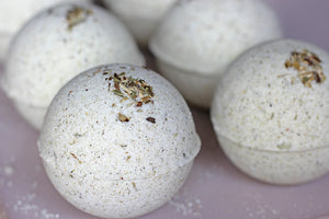 Clearing Ritual Bath Bomb | Milk + Herbs Luxury Bathing Experience