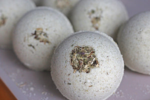 Clearing Ritual Bath Bomb | Milk + Herbs Luxury Bathing Experience