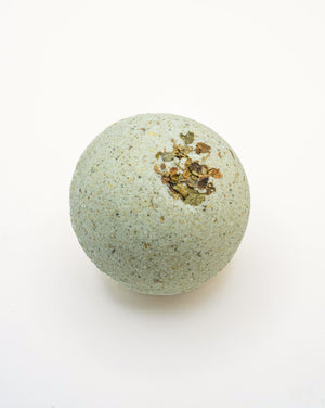 Grounding Ritual Bath Bomb | Milk + Evergreen Luxury Bathing Experience