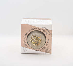 Refocus + Empower Ritual Bath Bomb | Milk + Citrus Luxury Bathing Experience