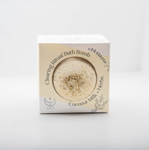 Clearing Ritual Bath Bomb | Milk + Herbs Luxury Bathing Experience