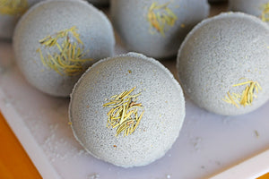 Refocus + Empower Ritual Bath Bomb | Milk + Citrus Luxury Bathing Experience