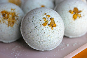 Tranquility Ritual Bath Bomb | Milk + Lavender Luxury Bathing Experience