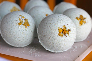 Tranquility Ritual Bath Bomb | Milk + Lavender Luxury Bathing Experience