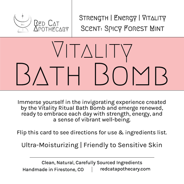 Vitality Ritual Bath Bomb