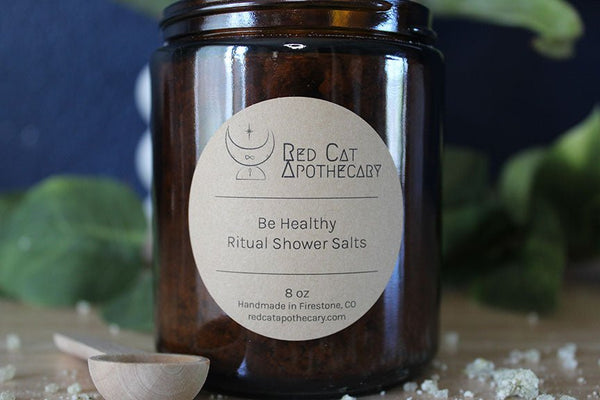 Be Healthy Ritual Shower Salts - Red Cat Apothecary