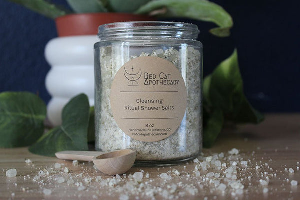Cleansing Ritual Shower Salts - Red Cat Apothecary