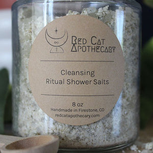 Cleansing Ritual Shower Salts - Red Cat Apothecary