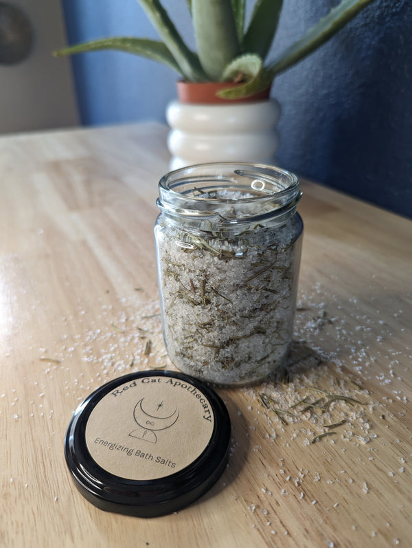 Energizing Bath Salts - Red Cat Apothecary
