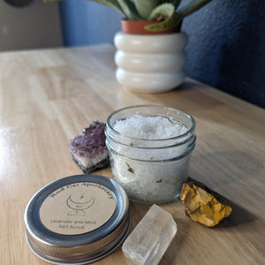 Lavender and Mint Salt Scrub - Red Cat Apothecary