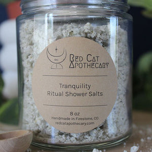 Tranquility Ritual Shower Salts - Red Cat Apothecary